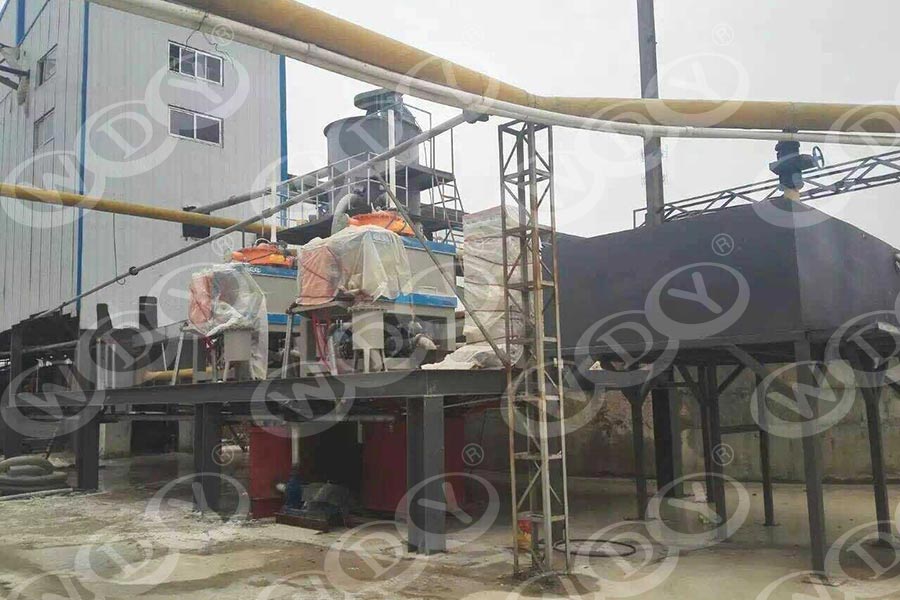 河南安陽陶瓷行業(yè)鈉長石除鐵設備使用案例